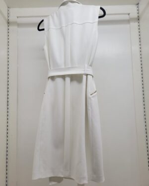 Alternative view of Calvin Klein Sleeveless Moto-Style Belted Trench Dress