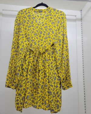 Alternative view of Yellow Floral Long-Sleeve Tunic