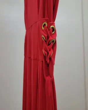 Alternative view of Vibrant Red Sleeveless Jumpsuit