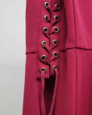 Alternative view of Merlot Lace-Up Silhouette