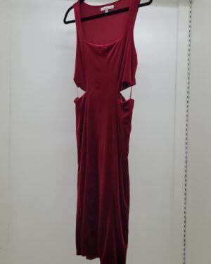 Midnight Muse | Velvet Cutout Midi