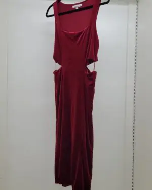 Midnight Muse | Velvet Cutout Midi