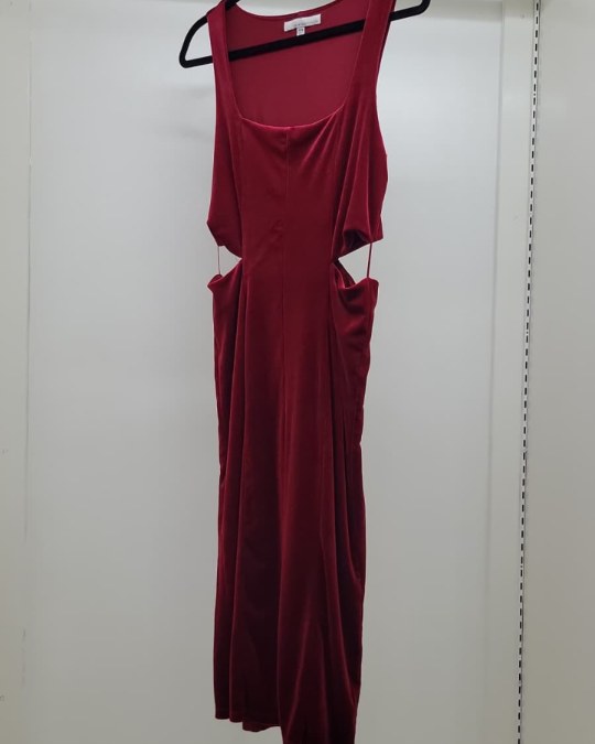 Midnight Muse | Velvet Cutout Midi