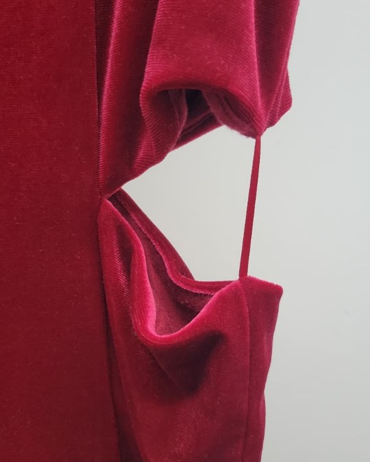 Midnight Muse | Velvet Cutout Midi - Image 2