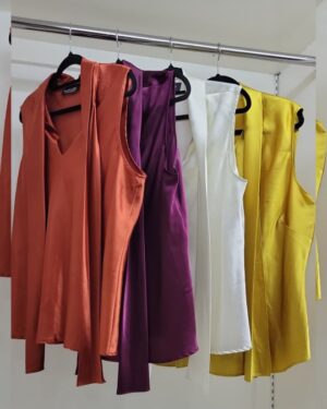 Elevated satin blouses