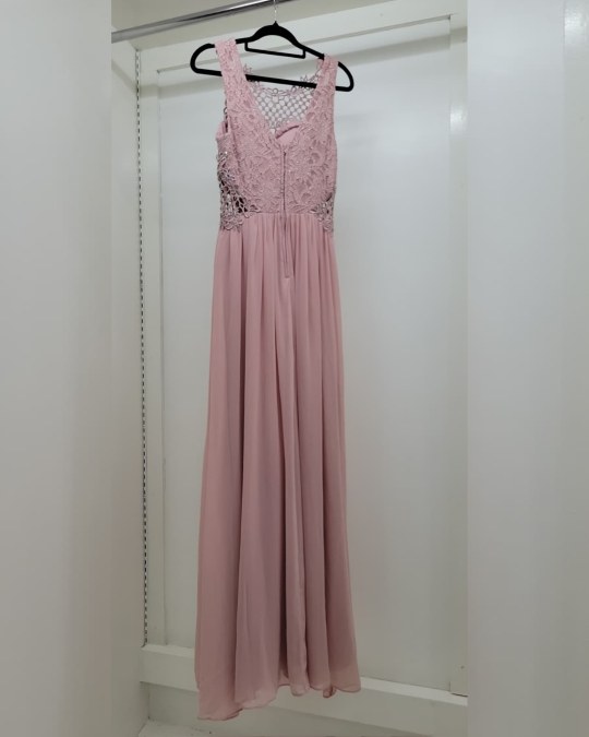 City Studio Lace & Lattice Maxi - Image 3