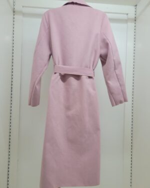 Alternative view of Dusty Rose Waterfall Drape Trench Coat