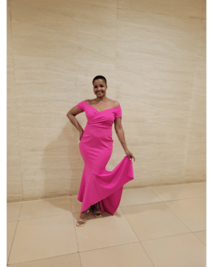 Off-Shoulder Mermaid Gown