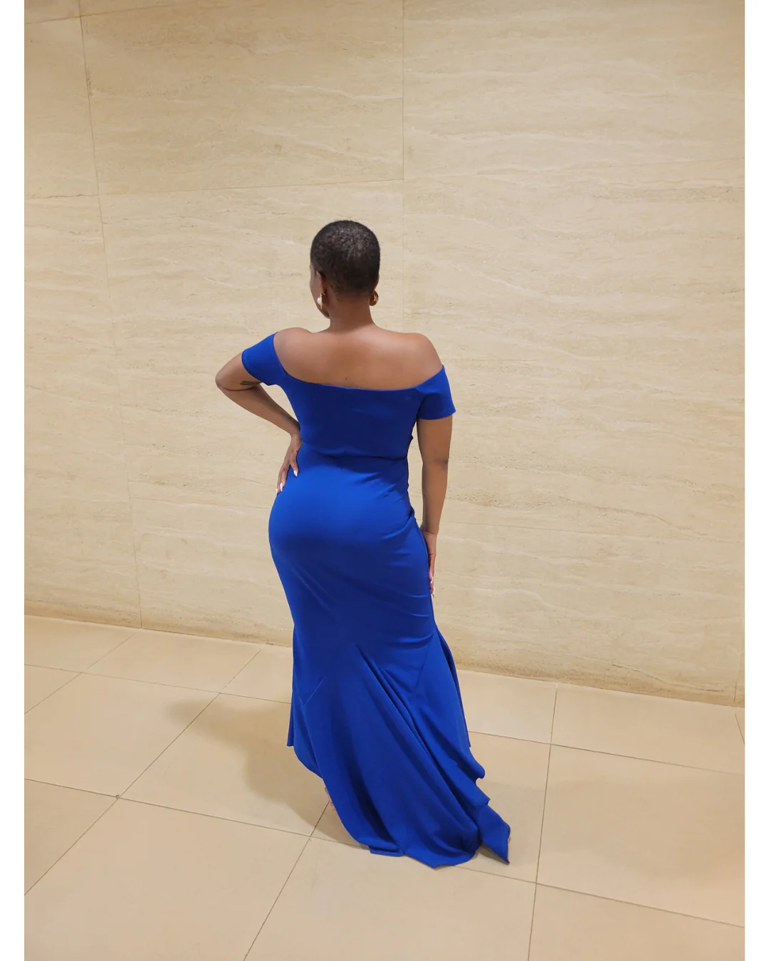 Off-Shoulder Mermaid Gown - Image 7