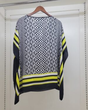 Alternative view of Dana Buchman kaftan-style top