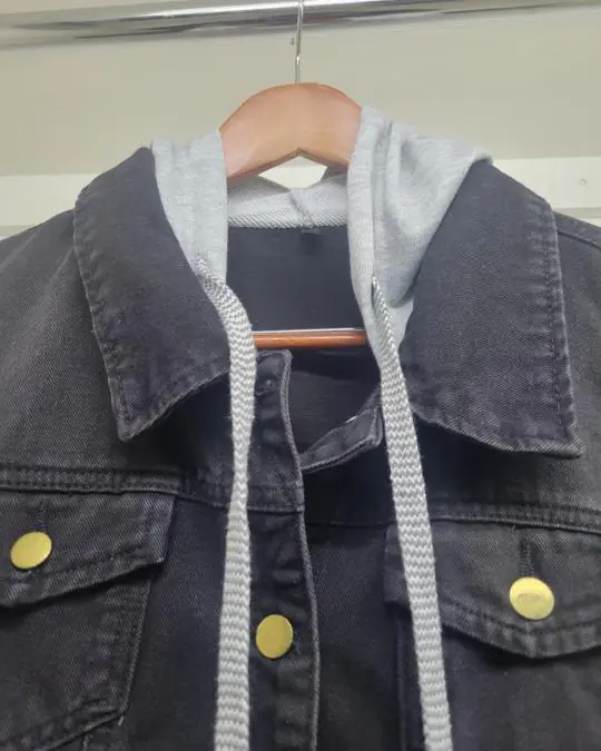 The Ultimate Hybrid: Men’s Hooded Denim Jacket - Image 2