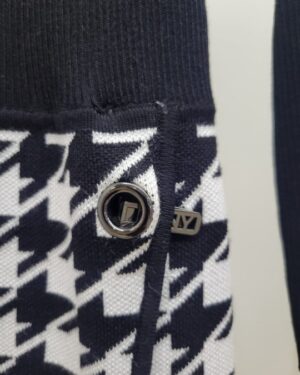 Alternative view of DKNY Mixed-Media Knit Houndstooth Wrap Dress