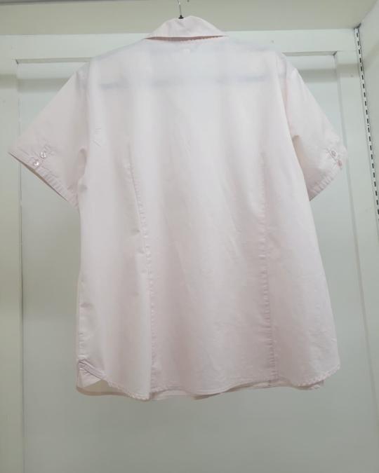 George Soft Blush Short-Sleeve Button-Down Blouse - Image 2
