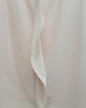 Alternative view of Soft Blush V-Neck Drape-Front Blouse