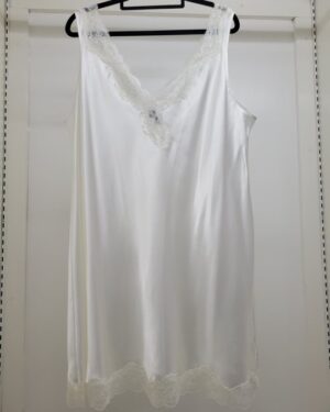 White Satin Nightwear Set