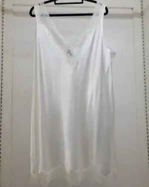 White Satin Nightwear Set