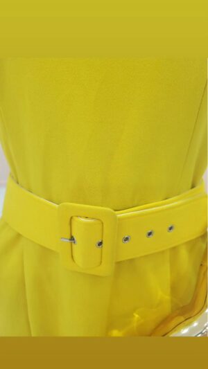 Alternative view of London Times Sleeveless Belted Midi Dress