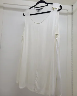 Ellen Tracy Zipper Accent Tank Top