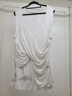 ​INC International Concepts Woman Drape Front Sleeveless Top