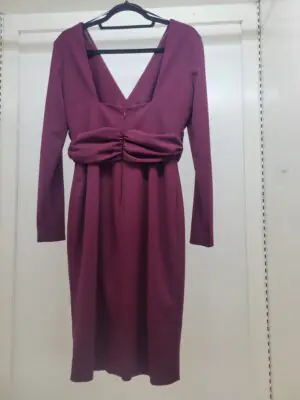 Dress the Population "Naomi" Twist Crepe Gown