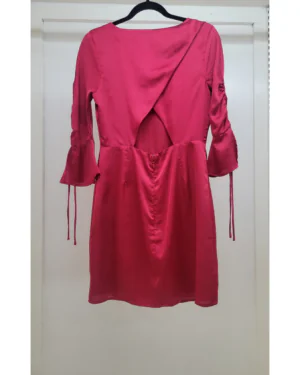 Alternative view of J.O.A. (Just One Answer) Satin Backless Mini Dress